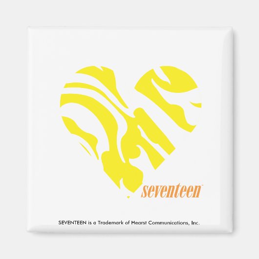 Zebra geel 4 magneet (Voorkant)