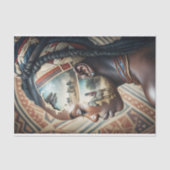 Zebra Geheugen Afrikaanse Reis Kalm Decoupage Tissuepapier (Voorkant)