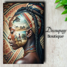 Zebra Geheugen Afrikaanse Reis Kalm Decoupage