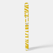 Zebra gele strepen Case-Mate iPhone case (Achterkant / Links)