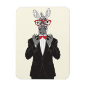 Zebra Gentleman Magneet (Verticaal)