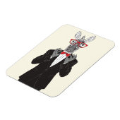 Zebra Gentleman Magneet (Linkerzijde)