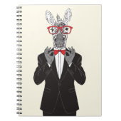 Zebra Gentleman Notitieboek (Voorkant)