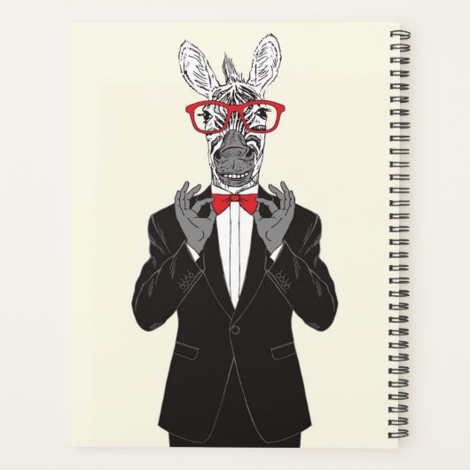 Zebra Gentleman Planner (Achterkant)