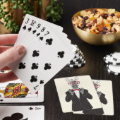 Zebra Gentleman Pokerkaarten (Insitu)