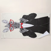 Zebra Gentleman Strandlaken (Voorkant)