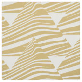 Zebra Geometrisch wit & beige Stof (Swatch)