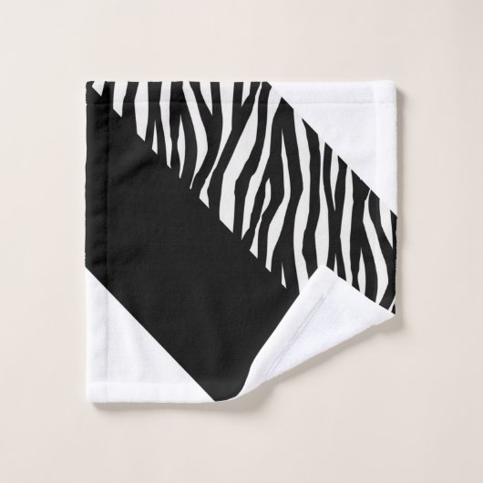 Zebra gestreept multi-patroon bad handdoek (Wasdoekje)