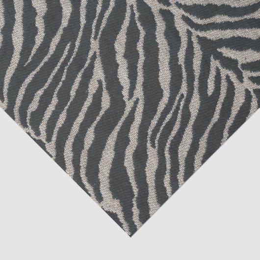 Zebra gestreepte dierenprint tissuepapier (Detail)