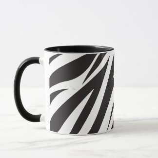 Zebra gestreepte Mok voor patroonkoffie