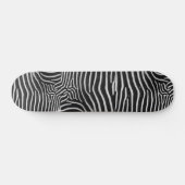 Zebra gestreepte skateboard (Horizontaal)