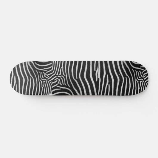 Zebra gestreepte skateboard (Horizontaal)