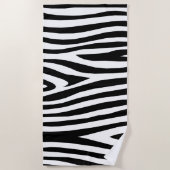 Zebra gestript strandlaken (Voorkant)