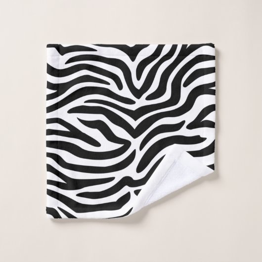 Zebra gestripte handdoeken (Wasdoekje)