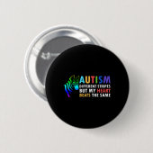 Zebra Gezegde Inspirerend Autisme Ronde Button 5,7 Cm (Voorkant /achterkant)