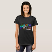 Zebra Gezegde Inspirerend Autisme T-shirt (Voorkant volledig)