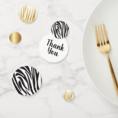Zebra Gold & Black Stripes Patroonrendy Design Confetti (Groep)