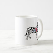 Zebra & Gold Fish Mok シ マウと (Voorkant rechts)