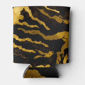 Zebra Gold Tie Dye Pattern Blikjeskoeler