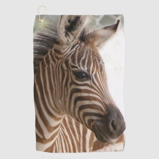 Zebra Golf Towel Golfhanddoek (Voorkant)