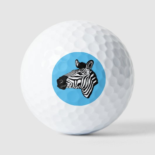 Zebra Golfballen (Voorkant)