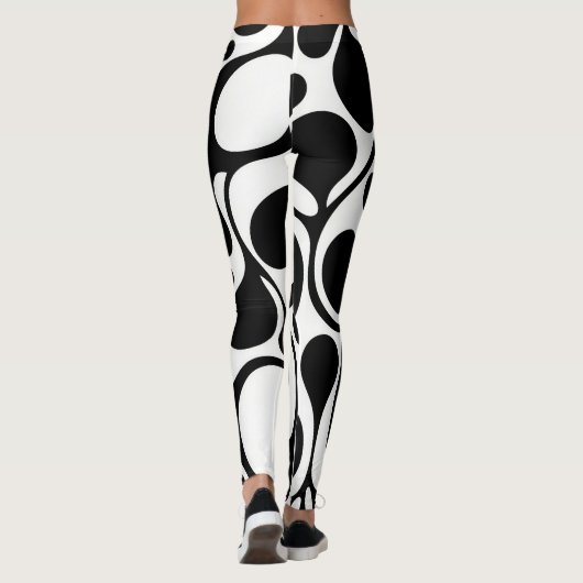 Zebra gone wrong Leggings (Achterkant)