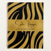Zebra gouden nieuwjaar planner (Voorkant)