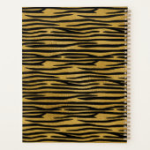 Zebra gouden nieuwjaar planner (Achterkant)