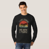 Zebra Grafische Zebras Dierentuin Dier T-shirt (Voorkant volledig)