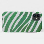 Zebra Groen en wit afdrukken Case-Mate iPhone Case (Achterkant (horizontaal))