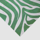 Zebra Groen en wit afdrukken Tissuepapier (Detail)