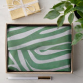 Zebra Groen en wit afdrukken Tissuepapier (Geschenk)