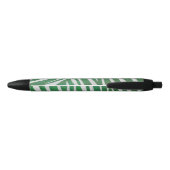 Zebra Groen en wit afdrukken Zwarte Inkt Pen (Achterkant)