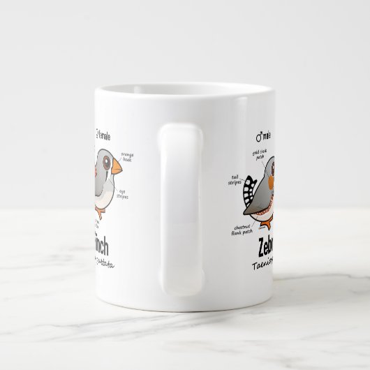 Zebra Grote Koffiekop (Achterkant)