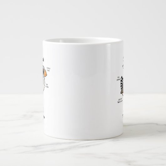 Zebra Grote Koffiekop (Voorkant)