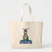 ZEBRA GROTE TOTE BAG (Voorkant)