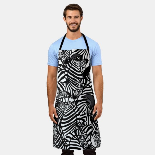 Zebra Group Schort (Gedragen)