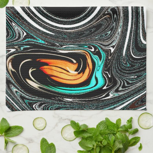 Zebra HAkuna Matata akuna MatataS cadeautjes nieuw Theedoek (Gevouwen)