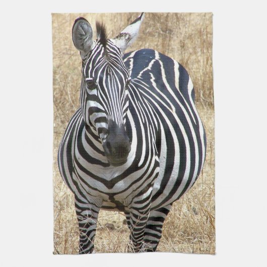 Zebra-handdoek Theedoek (Verticaal)