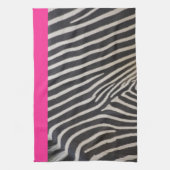 zebra handdoek voor de roze keuken (Verticaal)