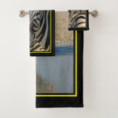 Zebra handdoekset bad handdoek (Insitu)