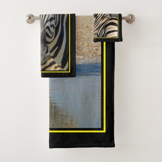 Zebra handdoekset bad handdoek (Insitu)