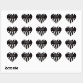 Zebra Hart Sticker (Vel)