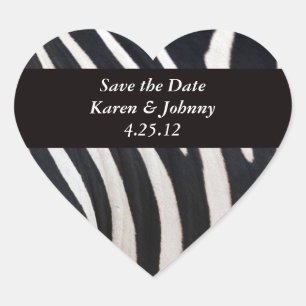 Zebra Hart Sticker