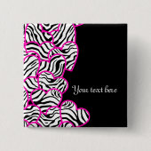 Zebra harten Button (Voorkant)