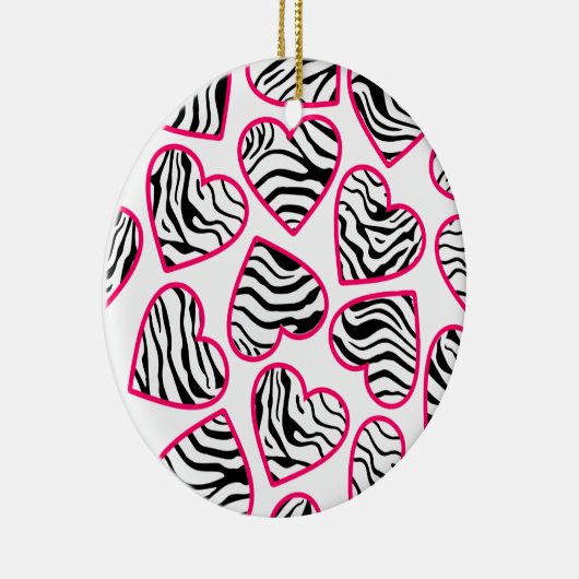 Zebra harten ornament (Rechts)