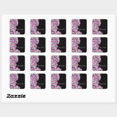 Zebra harten sticker (Vel)