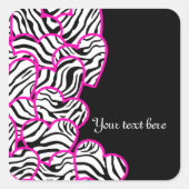 Zebra harten sticker (Voorkant)