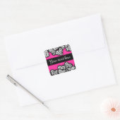 Zebra harten sticker (Envelop)