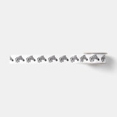 ZEBRA HEAD ART SATIJNEN LINT (Voorkant)